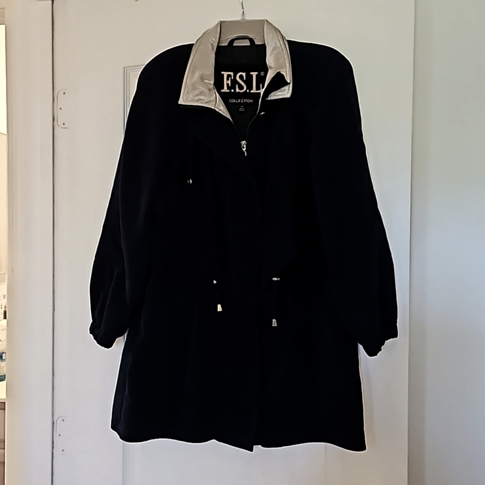 Size M, F.S.L. Collection, Navy blue coat